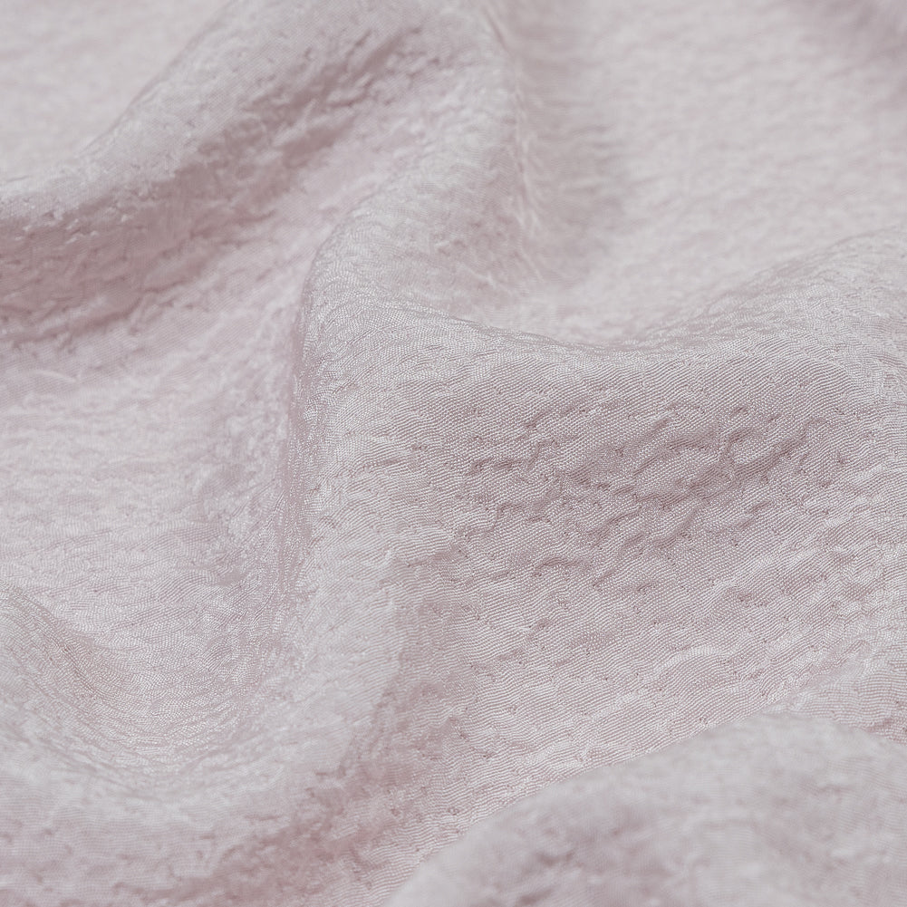 Pink Woven with a Hammered Appearance Detail