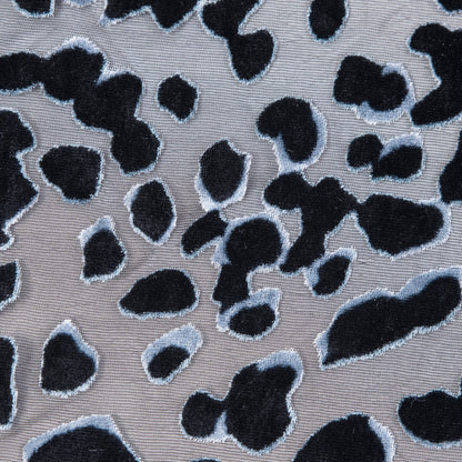Alligator Skin Burnout Velvet - Black Detail