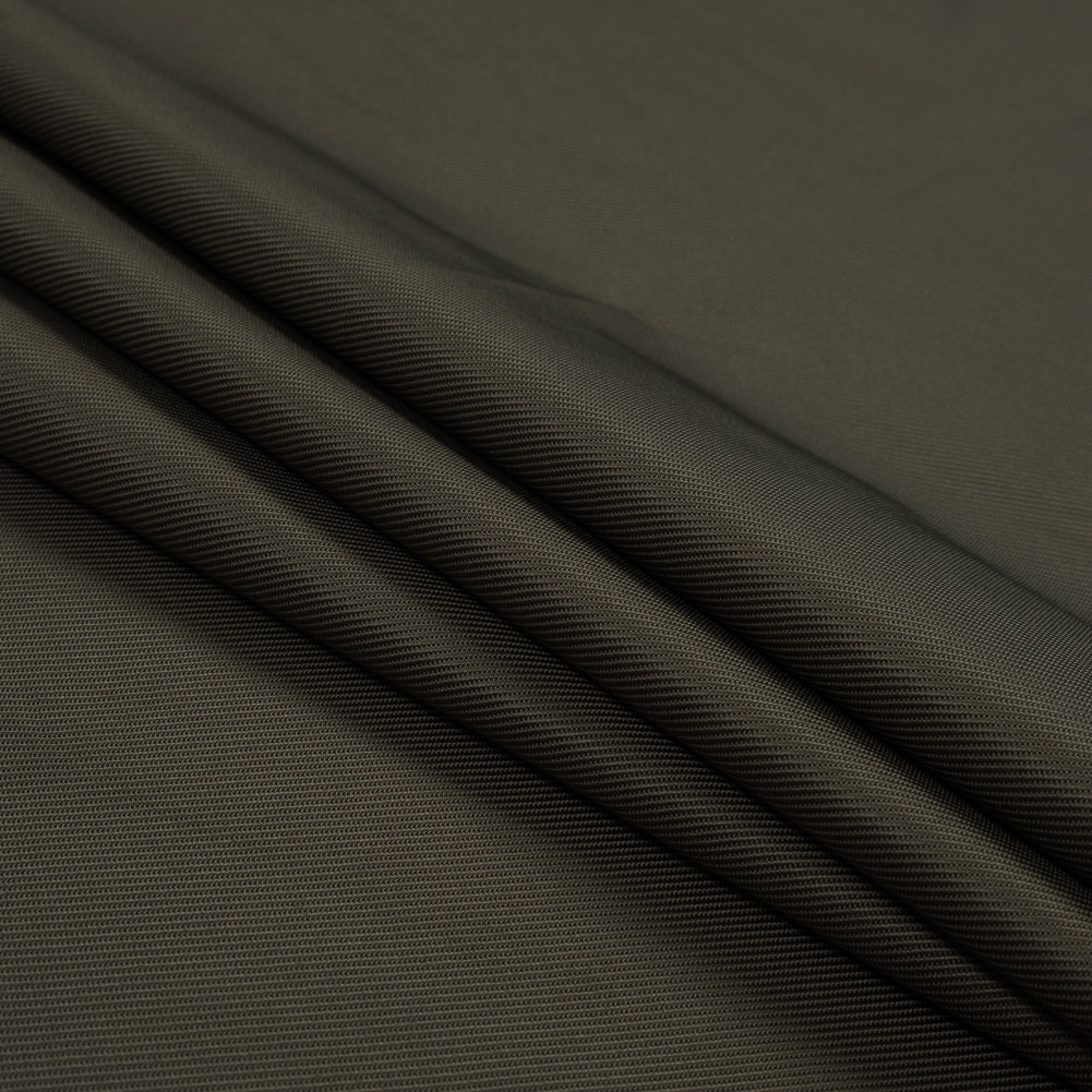 Army Green Polyester Serge Twill Folded