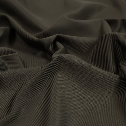 Army Green Polyester Serge Twill Detail