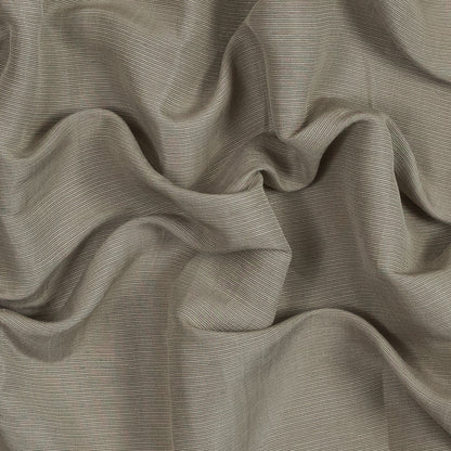 Timber Wolf Green Rayon and Polyester Ottoman