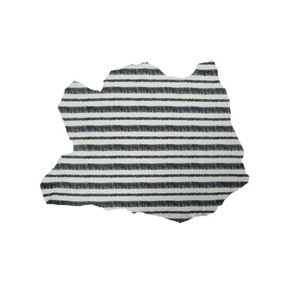 Phillip Lim Small Ivory and Black Striped Digitally Printed Lamb Leather