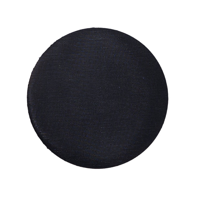 Black Plastic Shank-Back Button - 44L/28mm