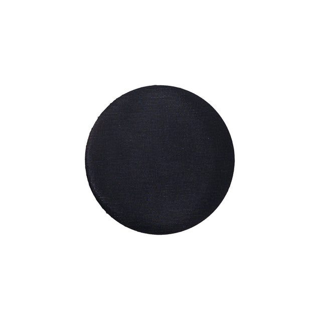 Black Plastic Shank-Back Button - 32L/20mm