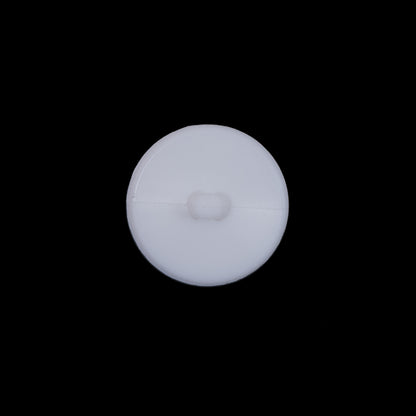 White Plastic Shank-Back Button - 24L/15mm Detail