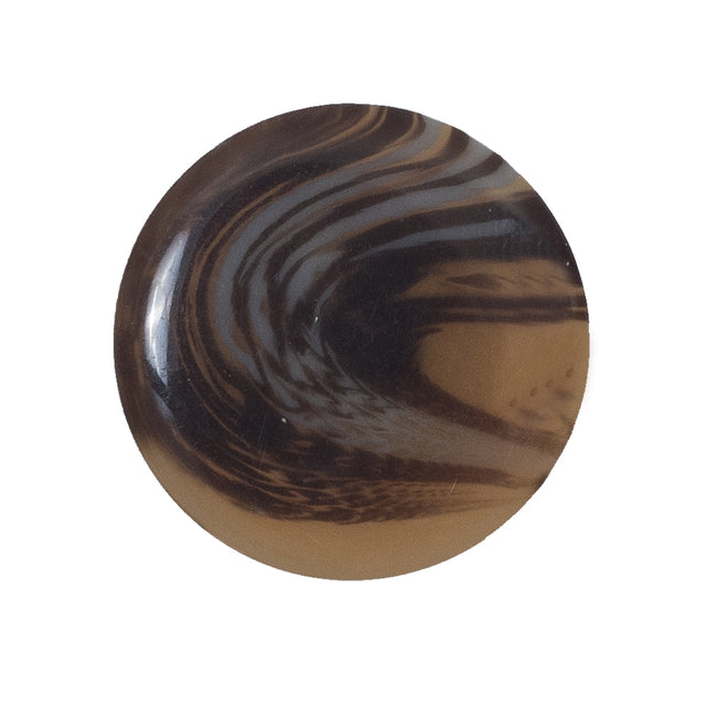 Brown Plastic Shank-Back Button - 44L/28mm