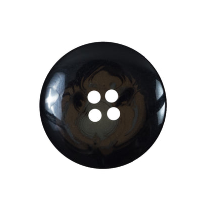 Dark Brown 4-Hole Plastic Button - 40L/25.5mm Detail