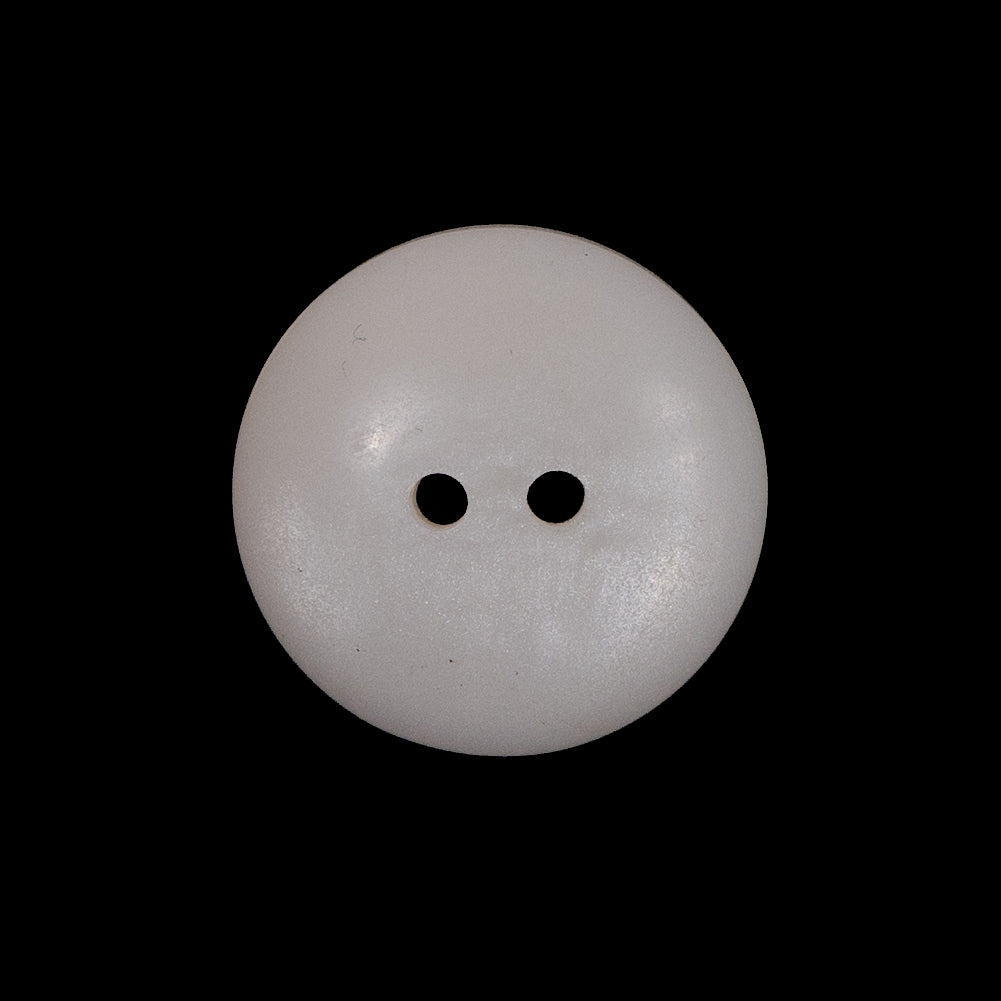 Ivory Plastic Two-Hole Button - 36L/23mm Detail
