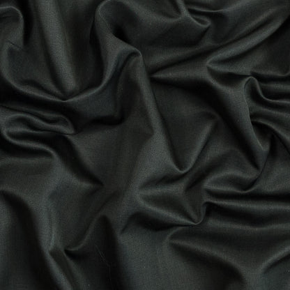 Dark Gray Silk and Wool Blended Suiting