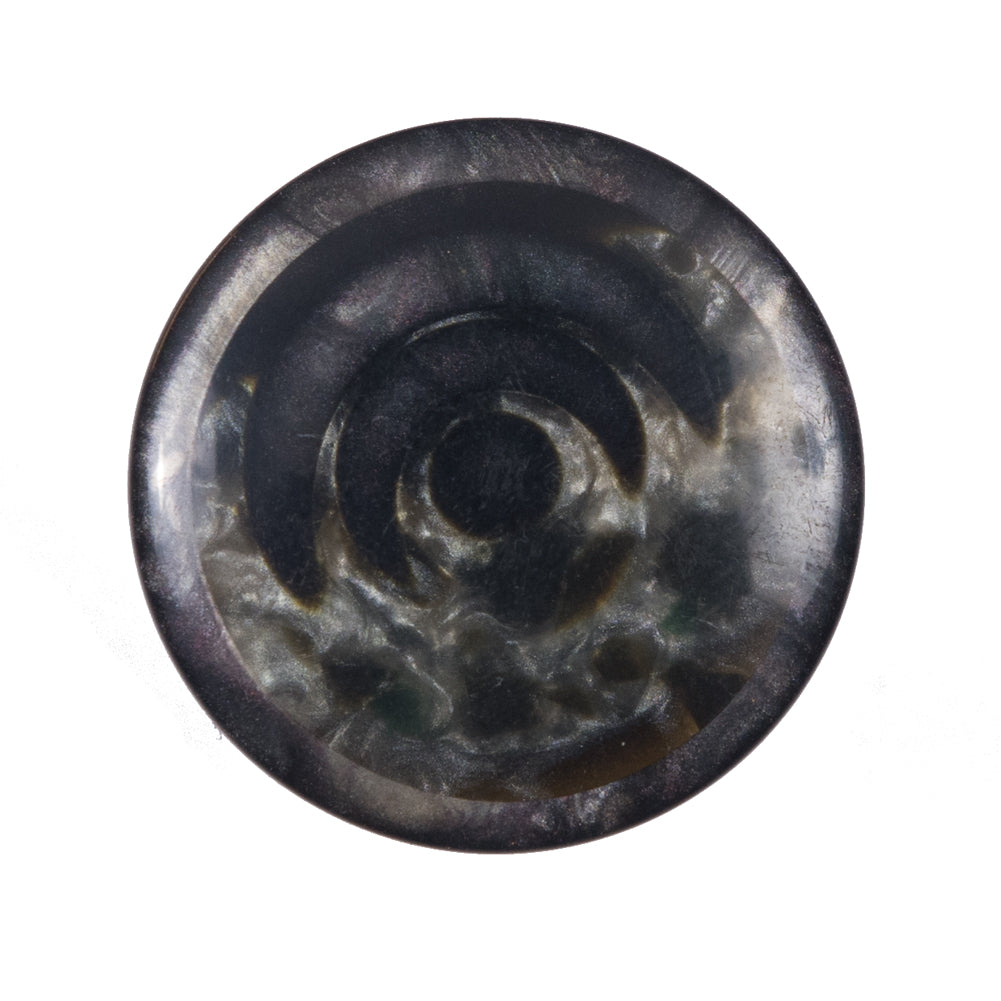 Green Abstract Self Shank Plastic Button - 44L/28mm