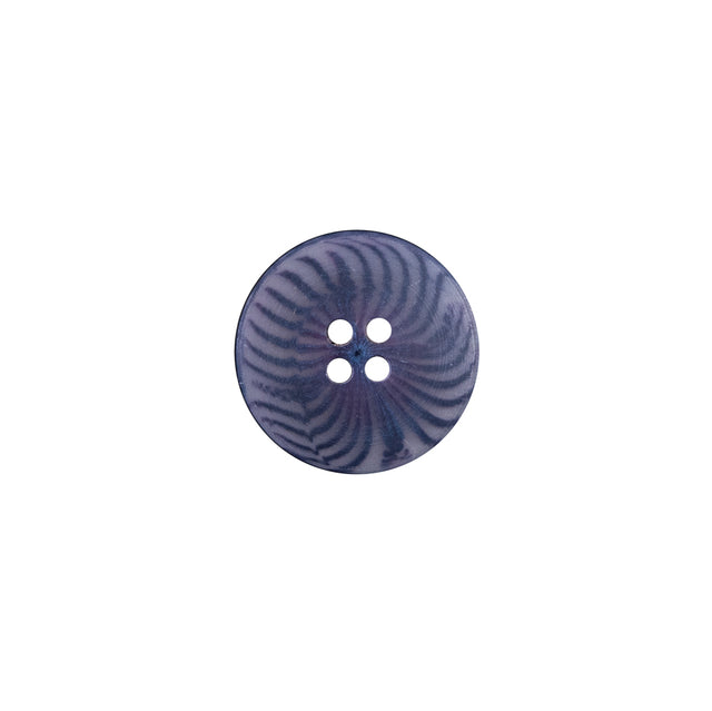 Blue Plastic 4-Hole Button - 20L/12.5mm