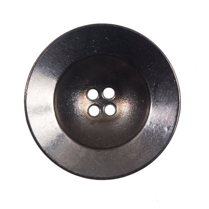 Italian Gunmetal Metal 4-Hole Button - 44L/28mm