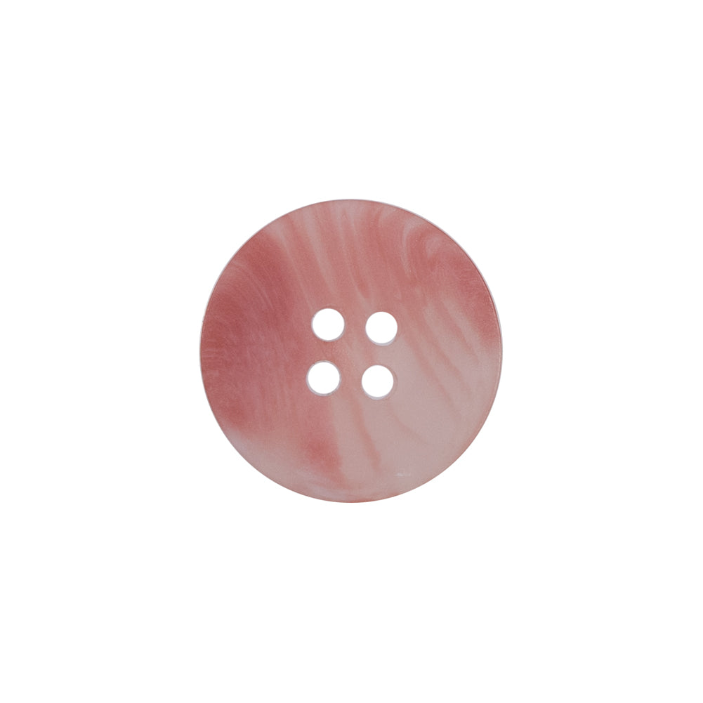 Pink Plastic 4-Hole Button - 28L/18mm Detail