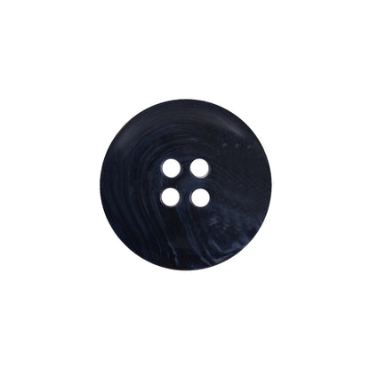 Navy Blue Plastic 4-Hole Button - 32L/20mm Detail