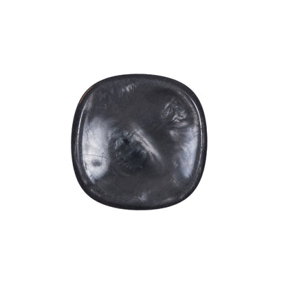Shiny Charcoal Plastic Self Shank Button - 32L/20mm