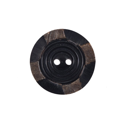 Brown Horn 2-Hole Button - 36L/23mm