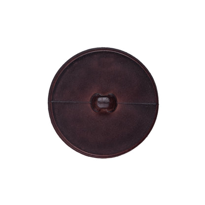 Italian Brown Anchor Plastic Shank Back Button - 36L/23mm Detail