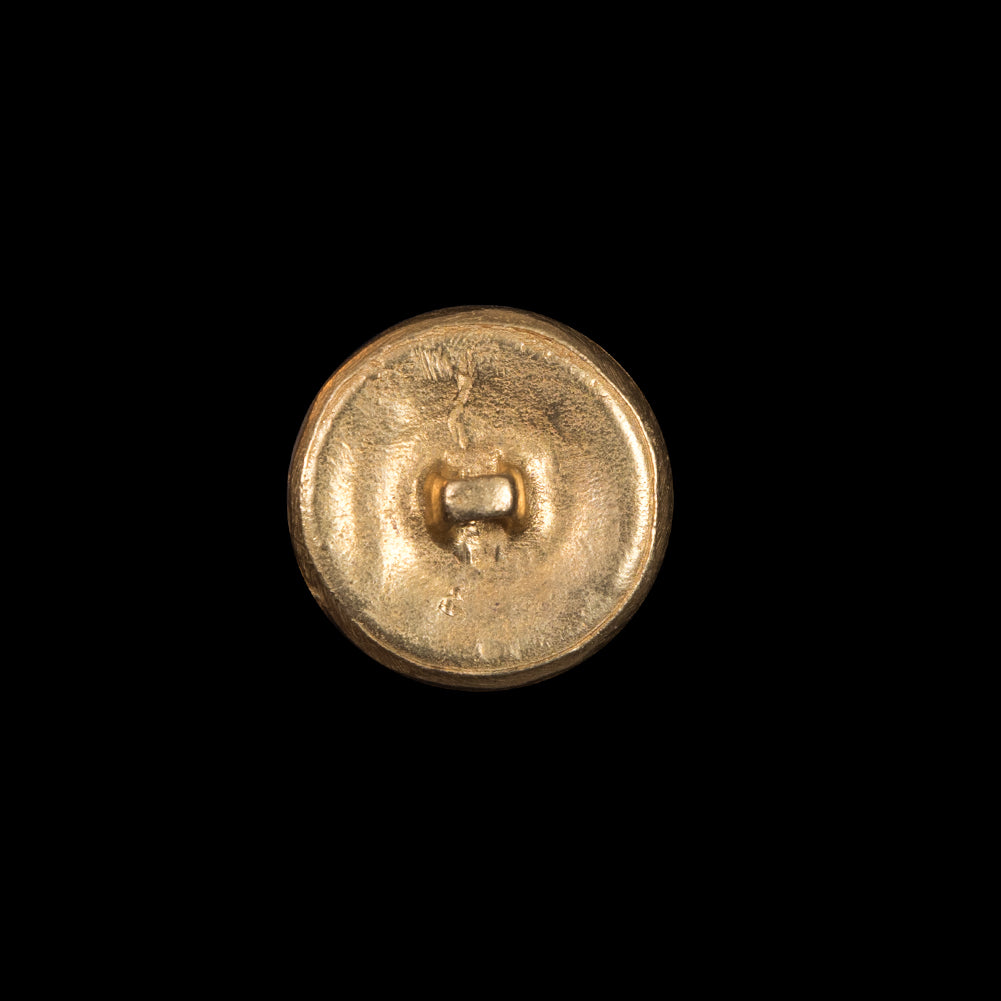 Gold Metal Shank Back Button - 30L/19mm Detail