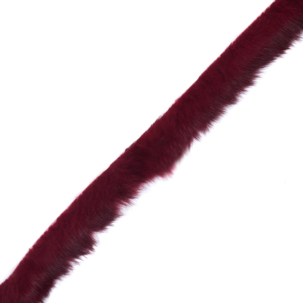 Red Rabbit Fur Trimming - 1"