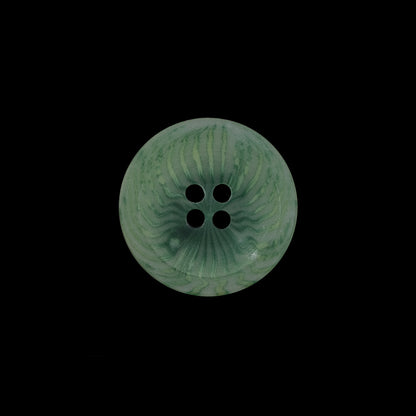 Green Plastic 4-Hole Button - 28L/18mm