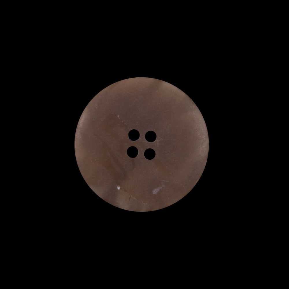 Beige Plastic 4-Hole Button - 32L/20mm Detail