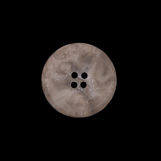 Beige Plastic 4-Hole Button - 32L/20mm