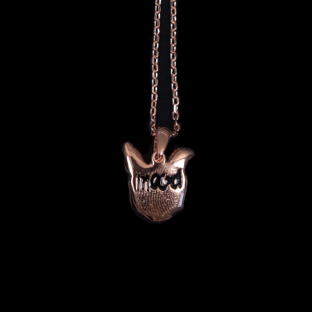 Rose Gold Swatch Pendant on an 18" Chain Detail