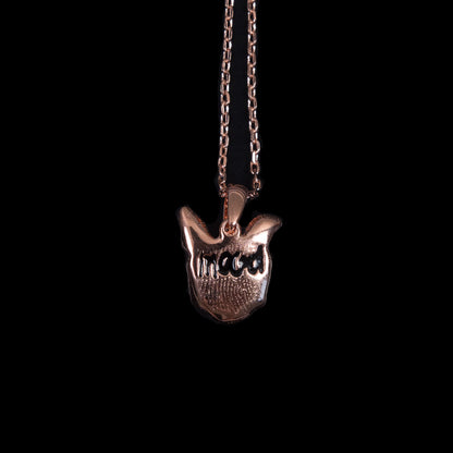 Rose Gold Swatch Pendant on an 18" Chain Detail