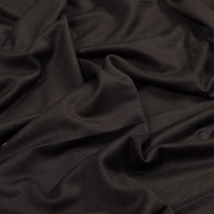 Dark Brown Stretch Rayon Jersey Detail
