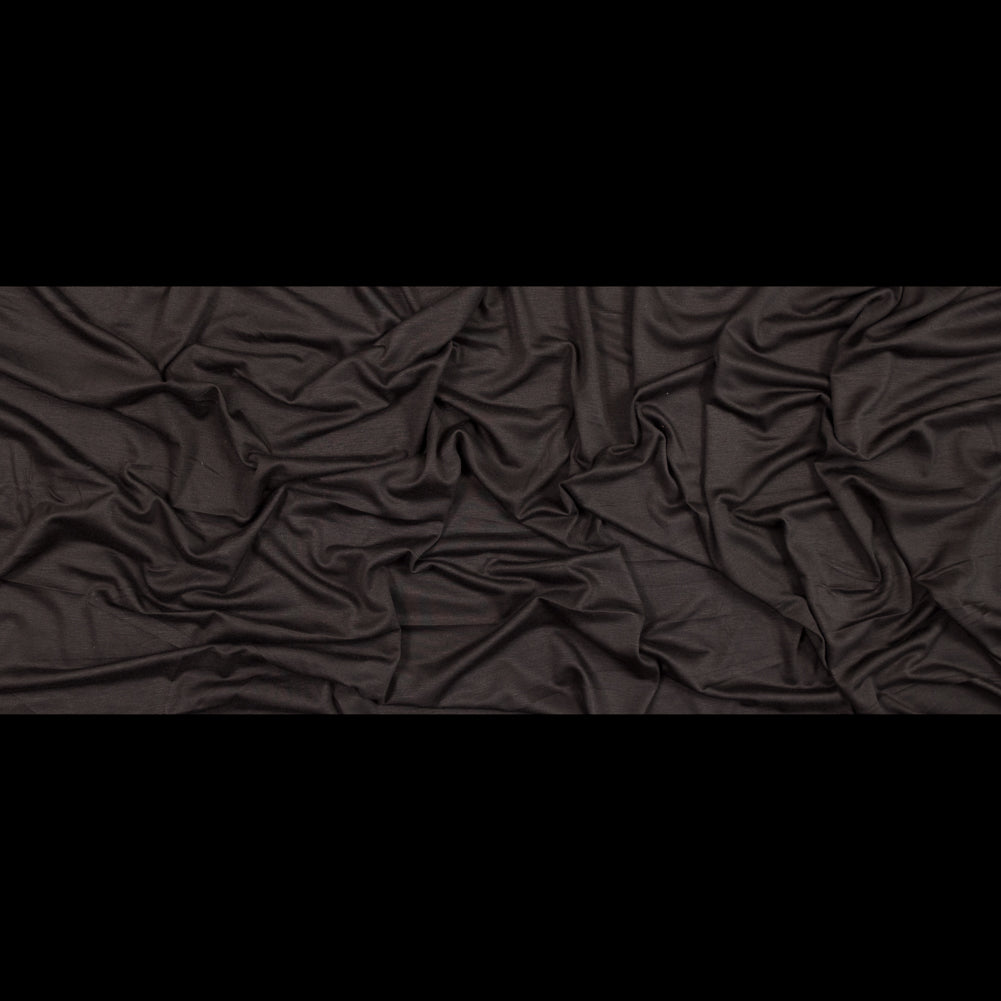 Dark Brown Stretch Rayon Jersey Full