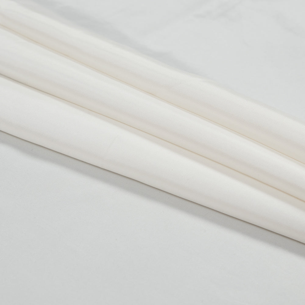 Washed Copper and Rayon Twill - Off-White - Darcy Collection - Folded