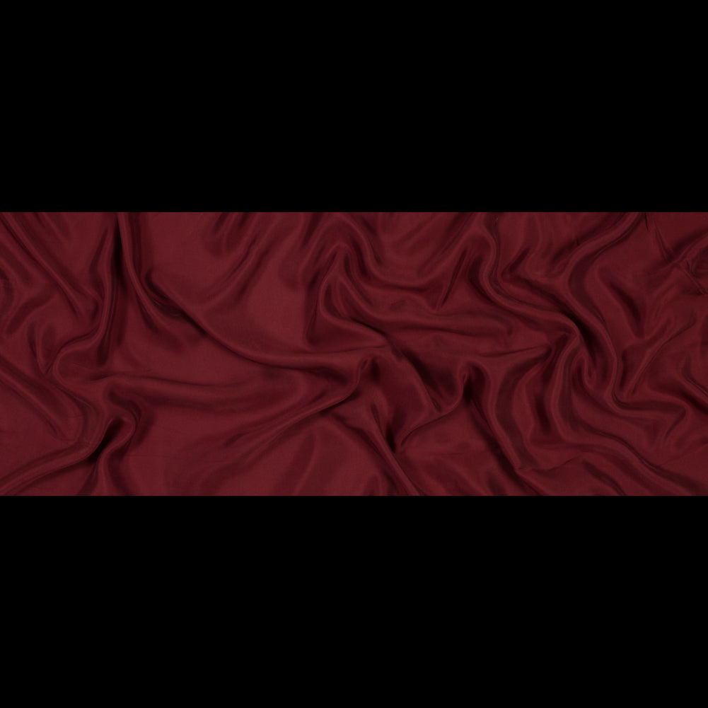 Washed Copper and Rayon Twill - Wine - Darcy Collection Folded