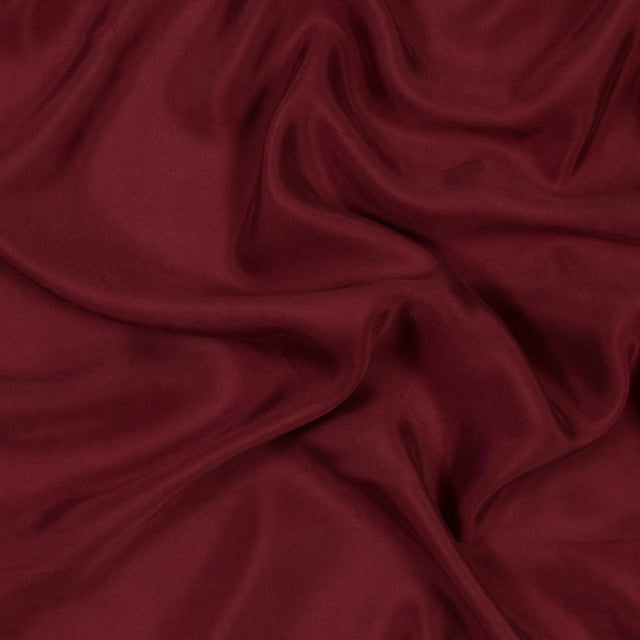 Washed Copper and Rayon Twill - Wine - Darcy Collection