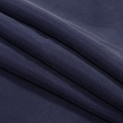 Washed Copper and Rayon Twill - Navy - Darcy Collection