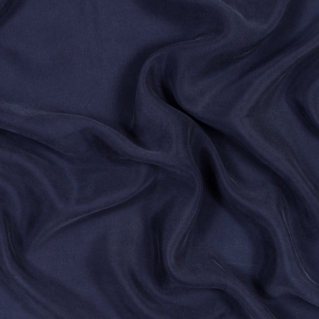 Washed Copper and Rayon Twill - Navy - Darcy Collection