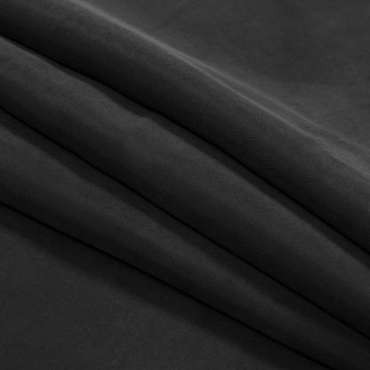 Washed Copper and Rayon Twill - Black - Darcy Collection