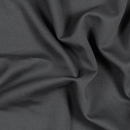 Gray Cotton and Polyester Double Knit