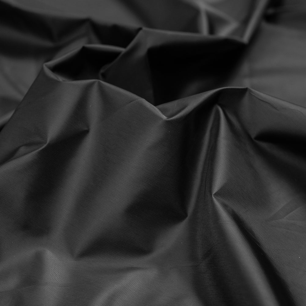 Black Polyester Ripstop Detail