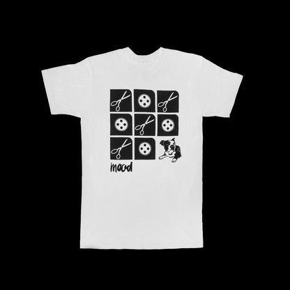 Mood White Tic-Tac-Toe T-Shirt