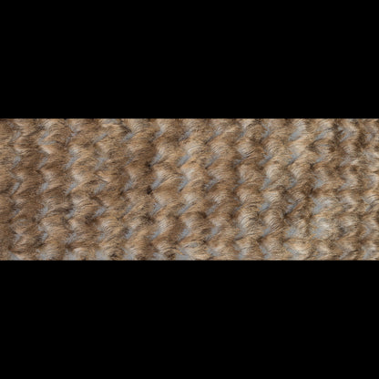 Beige and White Chevron Fringe Fabric Full