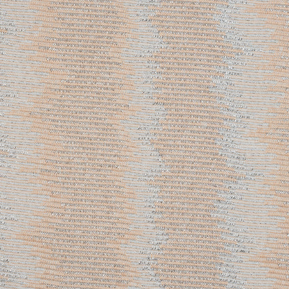 Champagne and Metallic Silver Striped Stretch Knit Detail