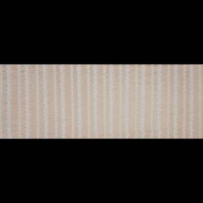 Champagne and Metallic Silver Striped Stretch Knit Full
