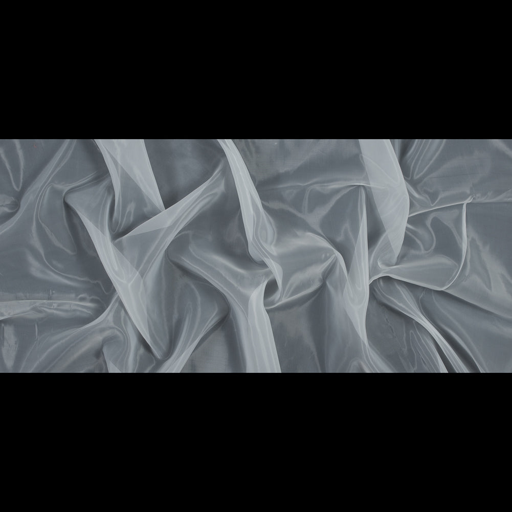 Smooth Organza - White - Portia Collection Folded