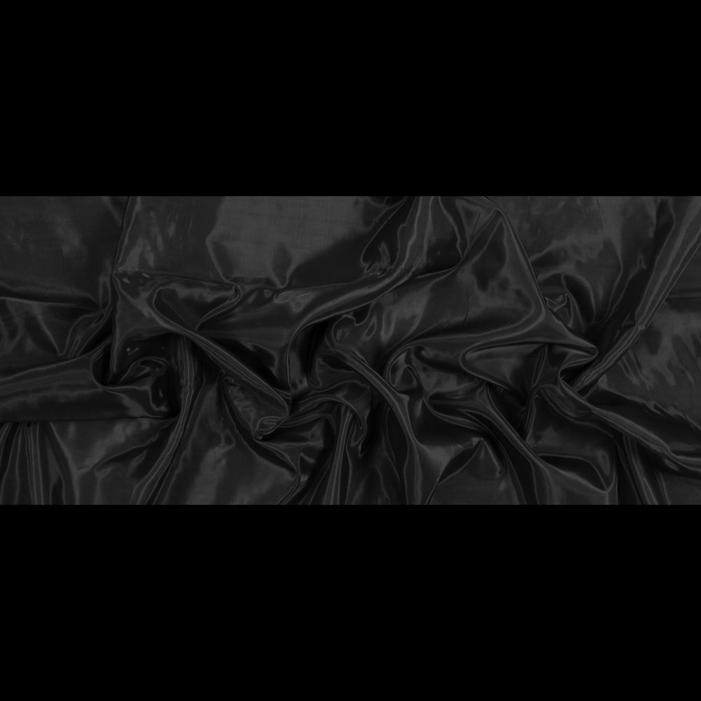 Smooth Organza - Black - Portia Collection Folded
