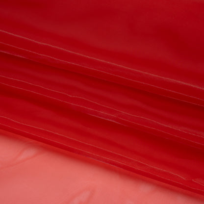 Smooth Organza - Red - Portia Collection Folded