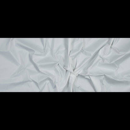 Water-Resistant Polyester Twill - White - Fisher Collection Folded
