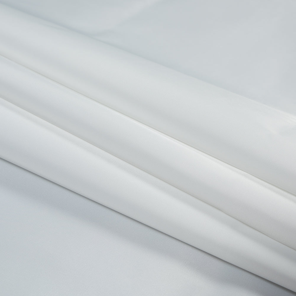 Water-Resistant Polyester Twill - White - Fisher Collection Detail