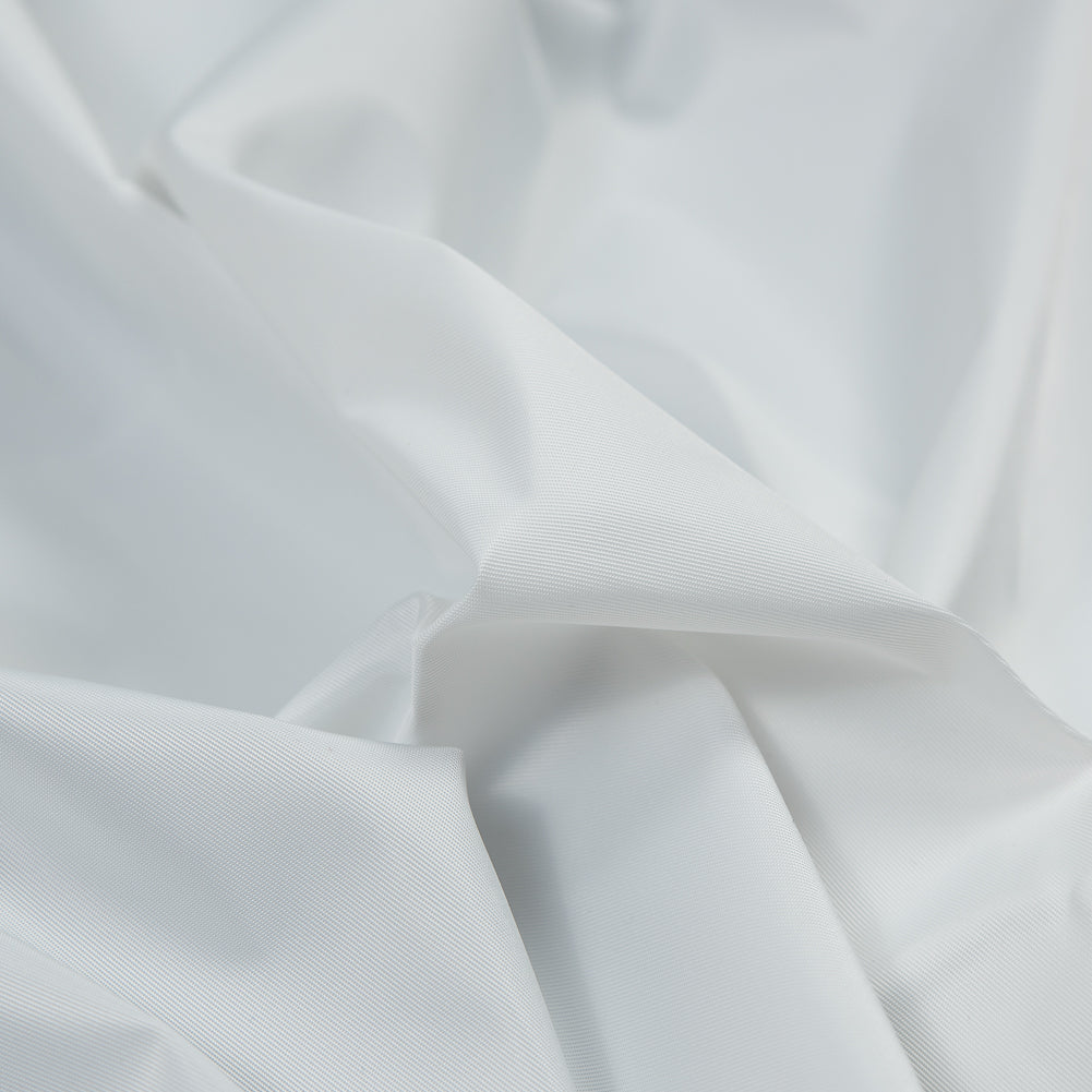 Water-Resistant Polyester Twill - White - Fisher Collection Full