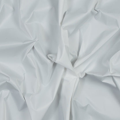 Water-Resistant Polyester Twill - White - Fisher Collection