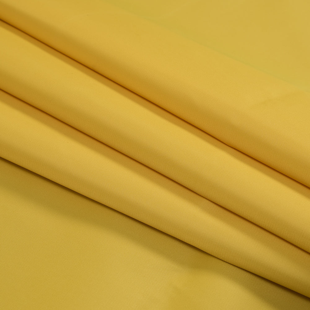 Water-Resistant Polyester Twill - Sunshine Yellow - Fisher Collection Detail